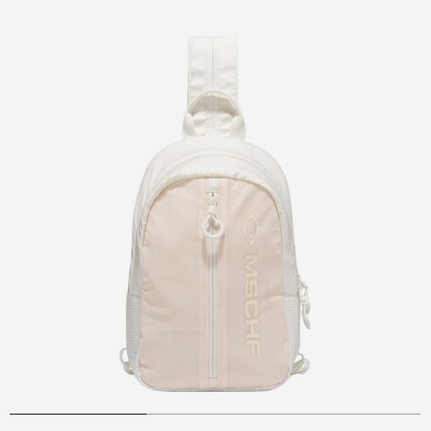 Mischief 2Way Mesh Sling Bag Cream