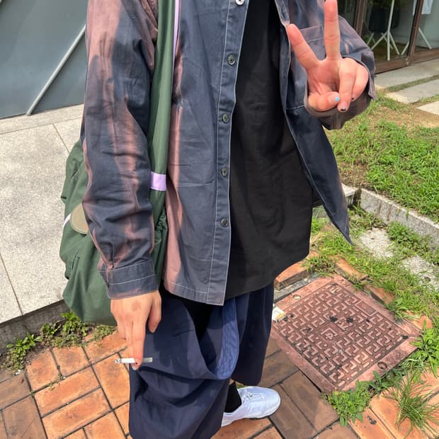 지용킴 23ss 썬블리치 셔츠