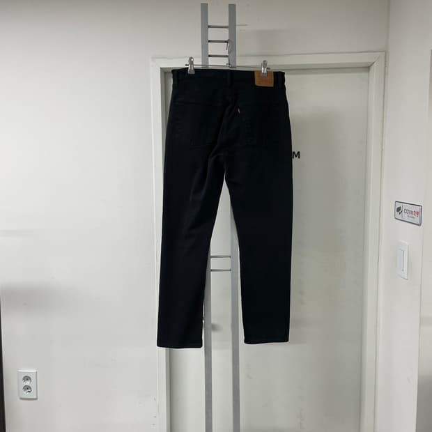 리바이스 501 블랙 데님 팬츠 W29