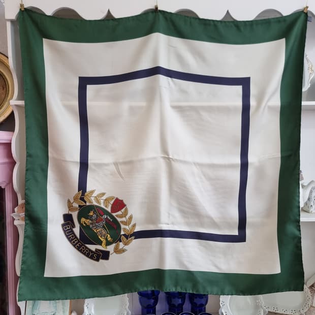 버버리(Burberry) BURBERRYS 빈티지 실크 스카프