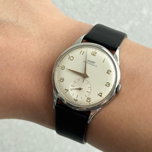 빈티지 Tissot 망치자동/독립초침/스몰세컨 희귀시계