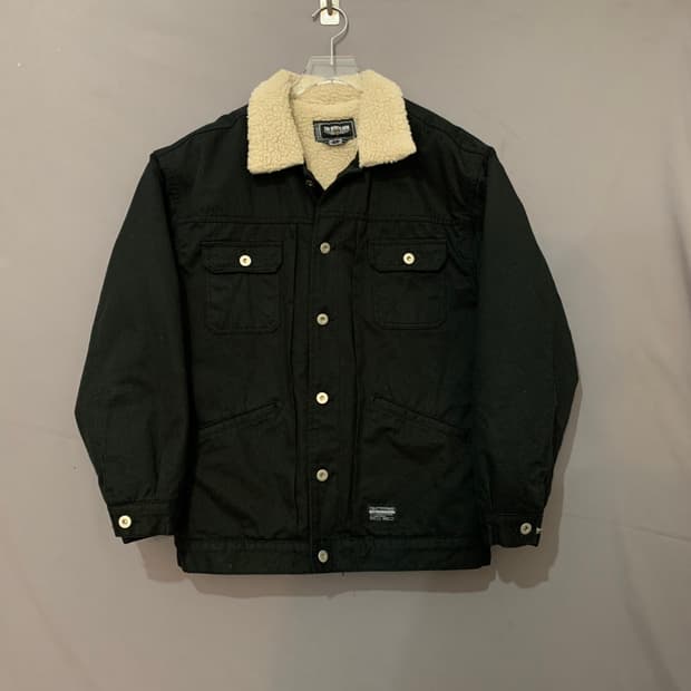 L TWN 쉐르파 양털 트러커 자켓