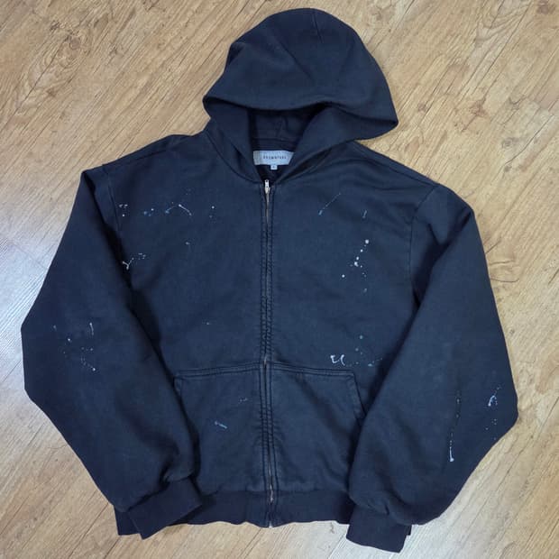 브라운야드 페인팅 후드집업 5사이즈