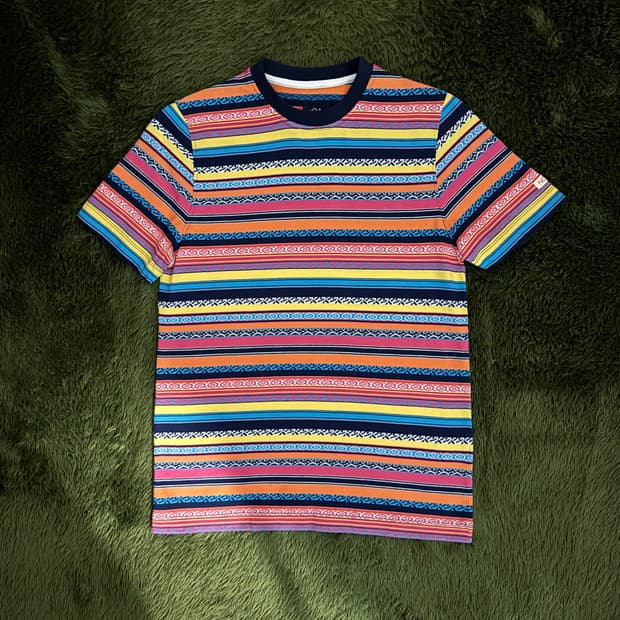 NOAH 노아 20SS 자카드 컬렉션 그래픽 스트라이프 티셔츠