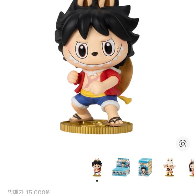 팝마트 라부부x원피스 루피, 조로, 브룩