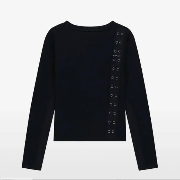 아캄 아일릿 롱슬리브 카키