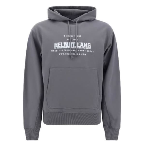 헬무트랭 스프래이 로고 후드