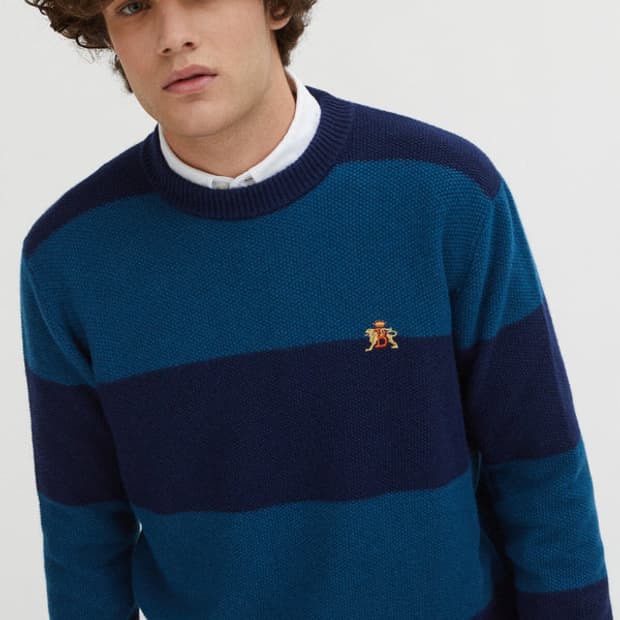 바라쿠타 스트라이프 니트