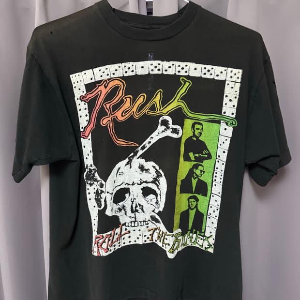 90s rush 러쉬 밴드티 bootleg