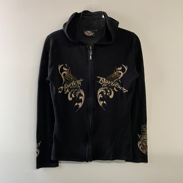 할리데이비슨 Y2k 후드집업 자켓