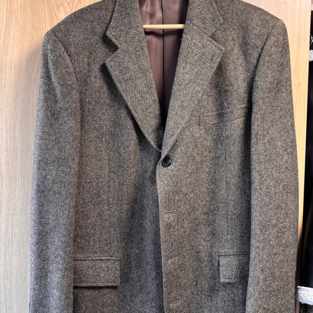 폴로 헤링본 울자켓 