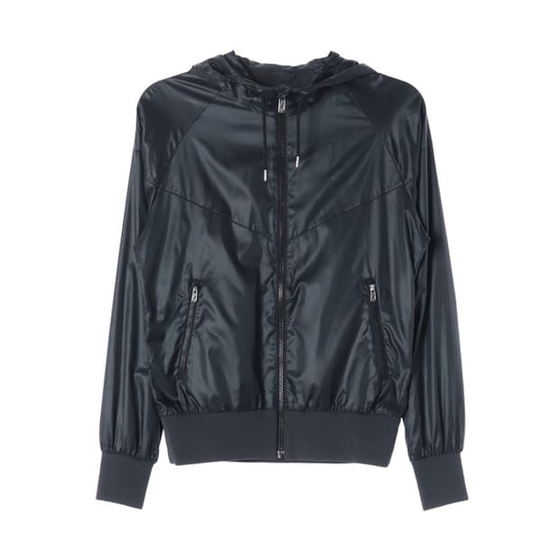 나이키 블랙 윈드러너 후드 집업 자켓 F