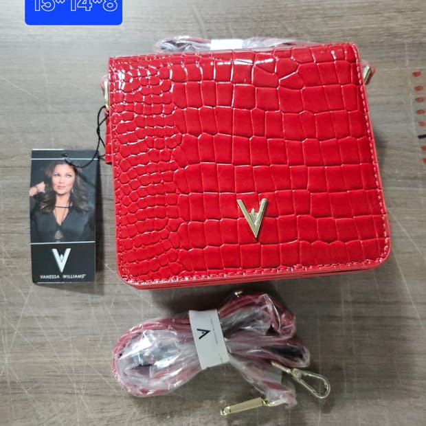 바네사 월리엄스 레드 미니백 크로스백