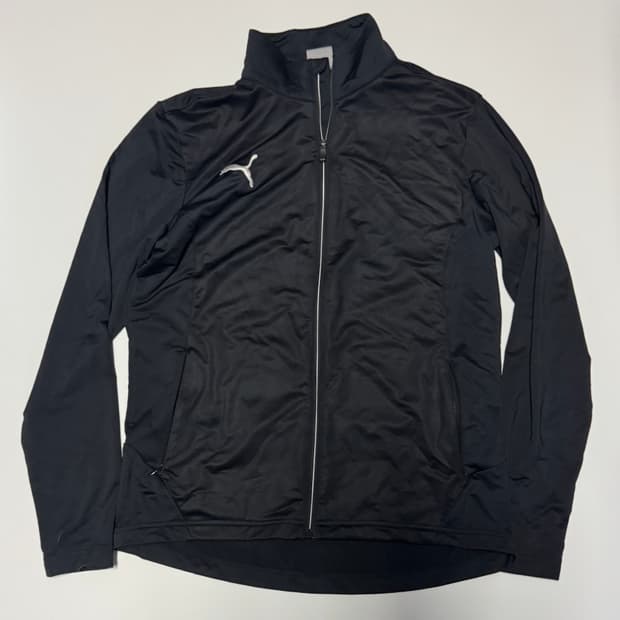 푸마 Puma 로로 기능성 집업 져지 L 블랙