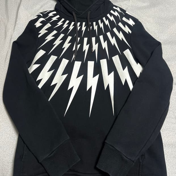 Neil Barrett 닐바렛 후드티 블랙 S