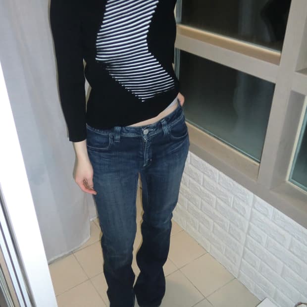 Hiroko Koshino 3/4 sleeve knit