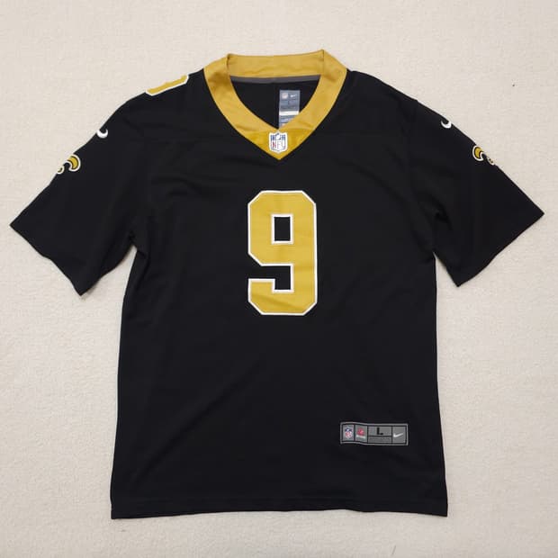 나이키 x NFL 뉴올리언스 세인츠 드류브리스 럭비져지