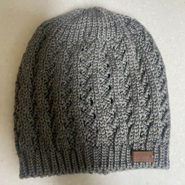 미치코 런던 니트 비니 회색 FREE