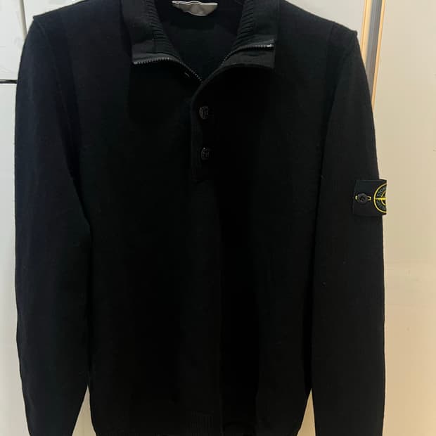 26fw 스톤아일랜드 반집업니트 xl (새상품급)