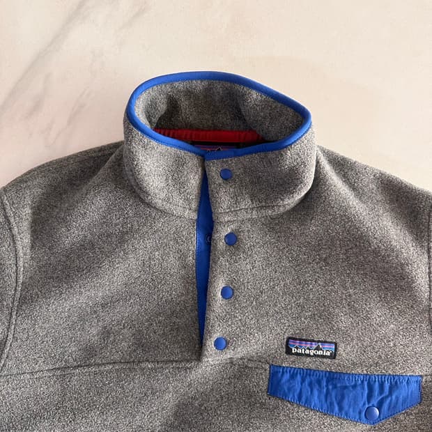 파타고니아 신칠라 니켈 블루 그레이 s
