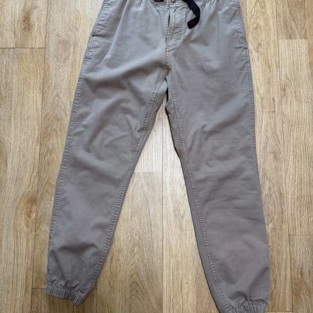 그라미치 카키 브라운 면바지 조거 팬츠 USA L