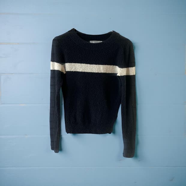 vince single stripe knit