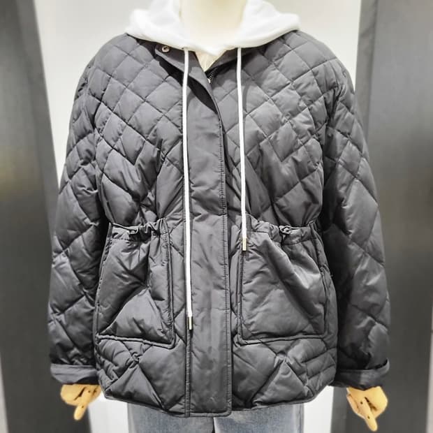 보브 2022 퀼팅 구스다운 숏 패딩 66 사이즈