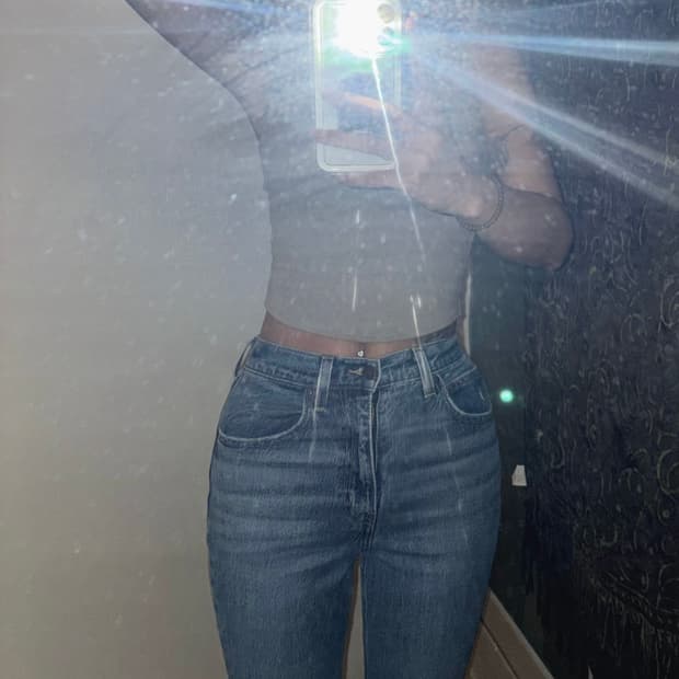 리바이스 세미 부츠컷 데님 팬츠