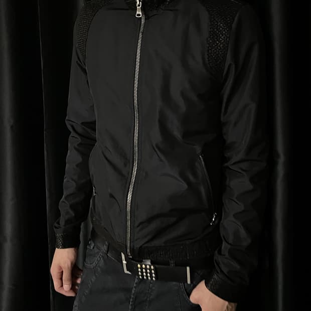 Daniele Alessandrini Nylon/Leather Jk