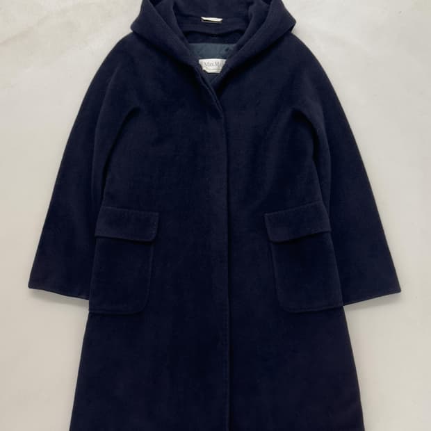 막스마라 캐시미어 후드 코트