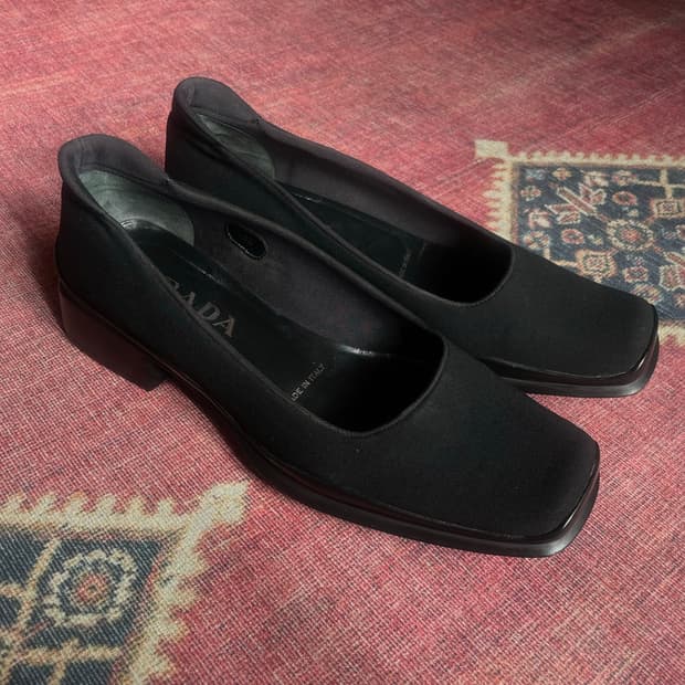 빈티지 프라다 prada 단화 38,5 / 37,5