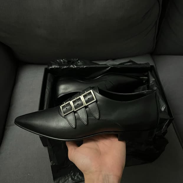Saint Laurent 트리플 몽크 스트랩 41.5 