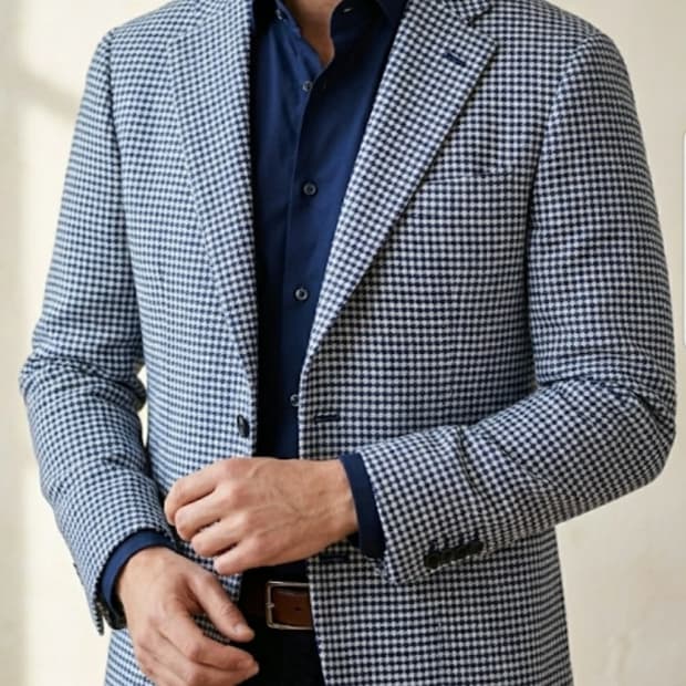 TAGLIATORE 체크 자켓 50