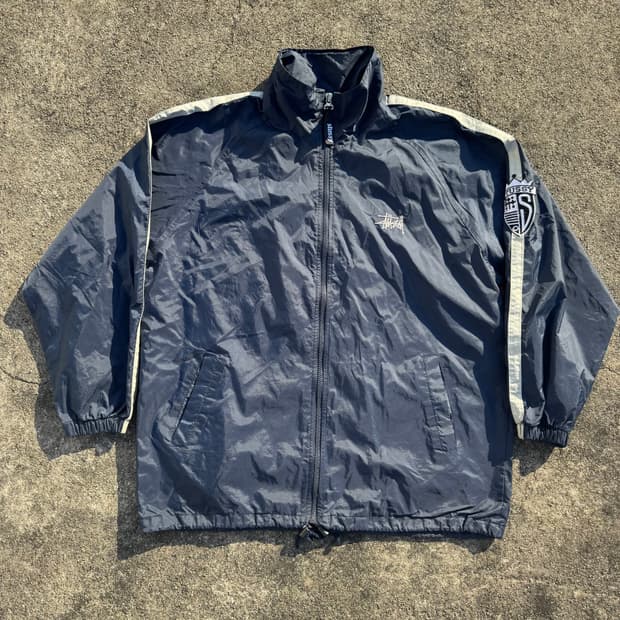 [L] 00s Stussy 스투시 나일론 바람막이 자켓
