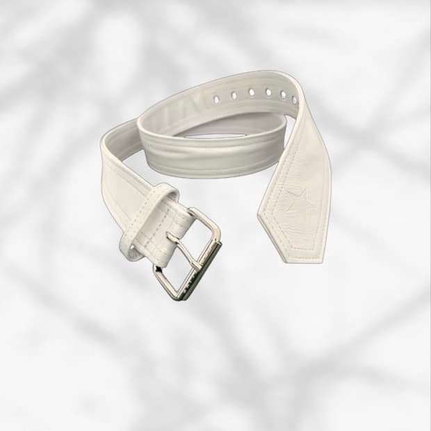Marceline tie belt cream