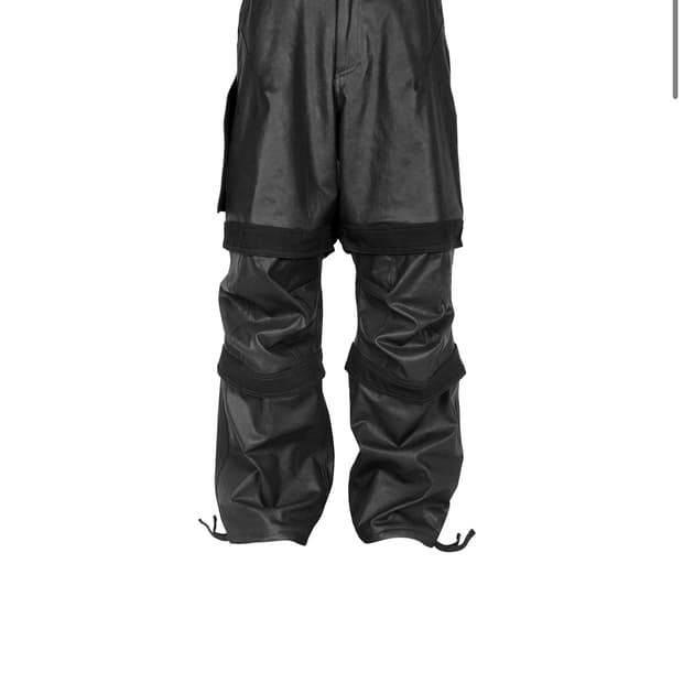 파아카이브 FAR LAYERED WORK PANTS_BLACK