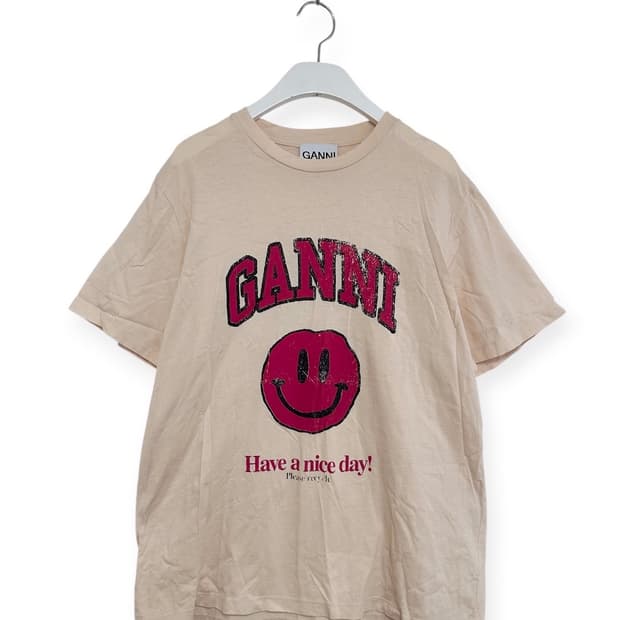 GANNI 가니 반팔 티셔츠