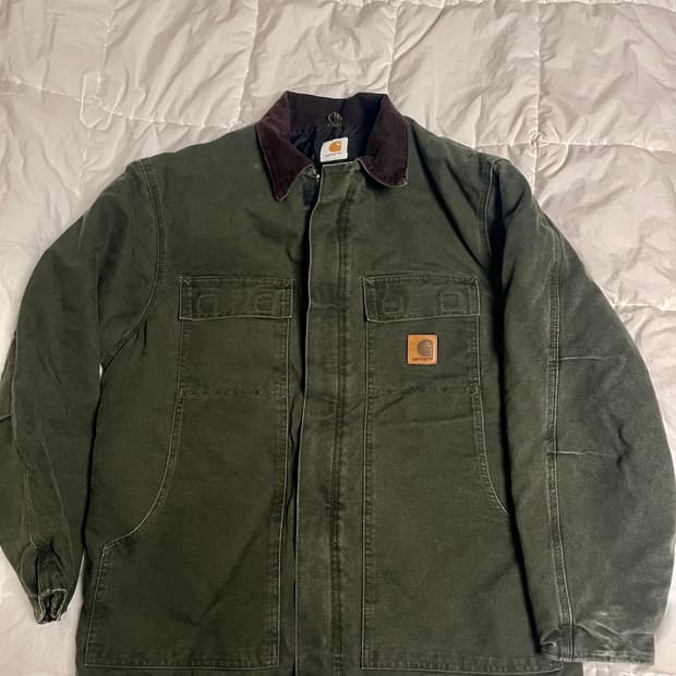 칼하트 C26 워크 자켓 mos green