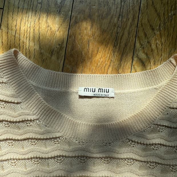 miu mui 니트