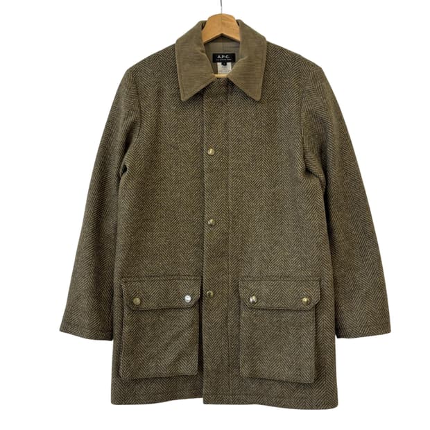 아페쎄 헤링본 워크 자켓 S 