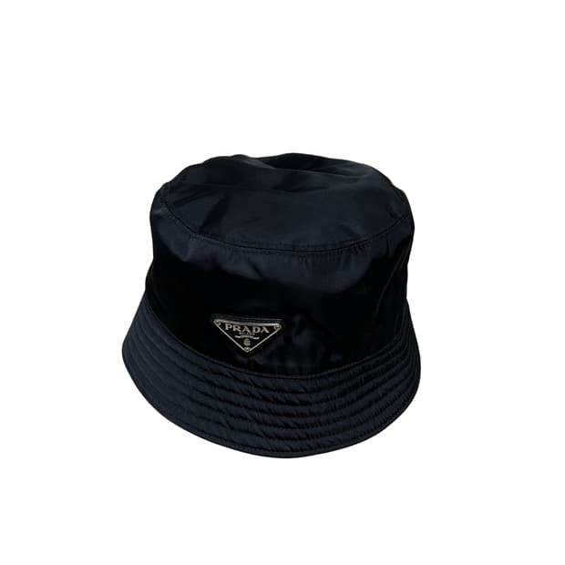 [말도 안되는 가격에 올립니다.]정품 프라다 리나일론 버킷햇 블랙 XL