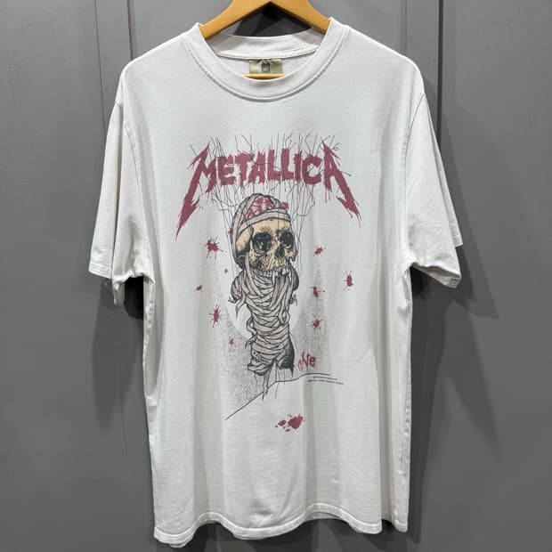 XL 메탈리카 METALLICA 빈티지 락밴드 반팔 티셔츠
