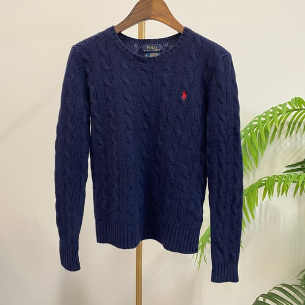 폴로 랄프로렌 네이비 울니트