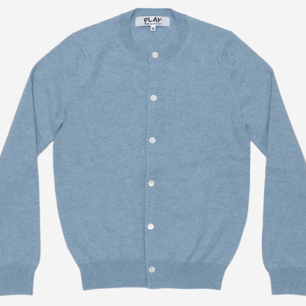 꼼데가르송 스몰 하트 가디건