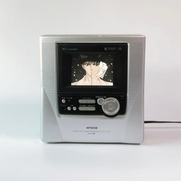 Casio Potable VHS Hi-Fi TV