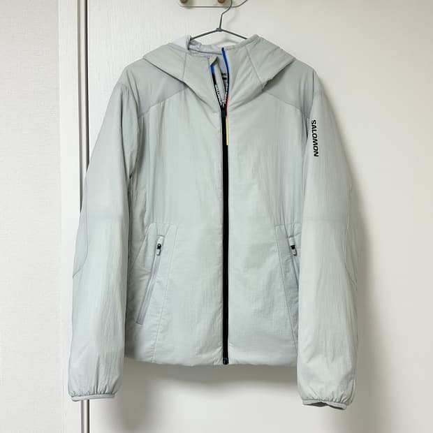 살로몬 모디세이 패딩 자켓 라이트그레이 s