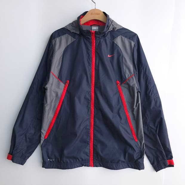 나이키 NIKE FIT STORM 배색 바람막이 자켓
