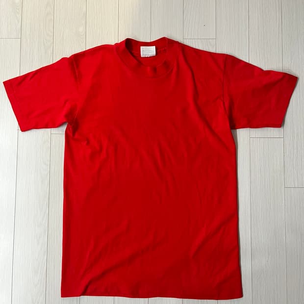 80s 헤인즈 Hanes 빈티지 블랭크 무지티 M