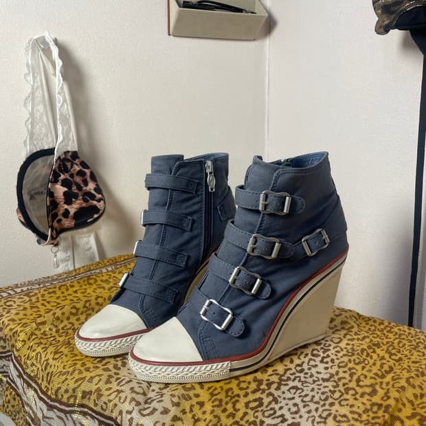 ASH 웨지힐 스니커즈 컨버스