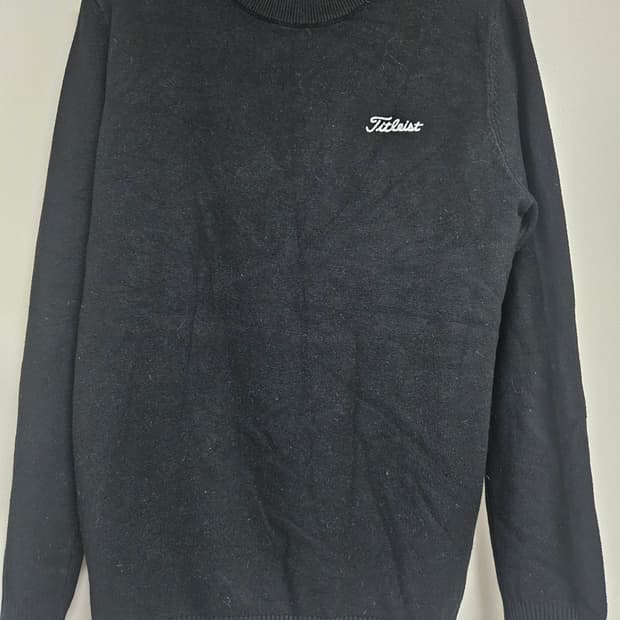 타이틀리스트 남성 골프 니트 M 블랙